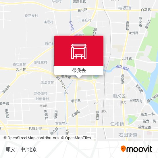 顺义二中地图