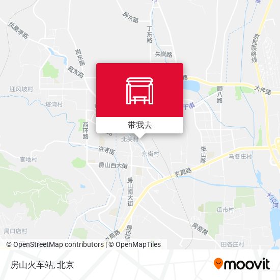 房山火车站地图