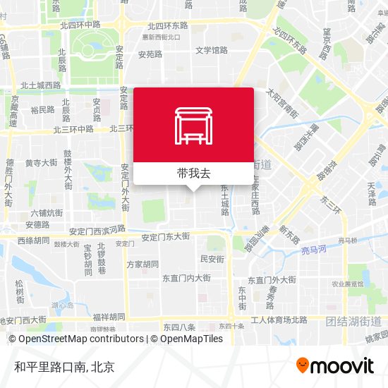 和平里路口南地图