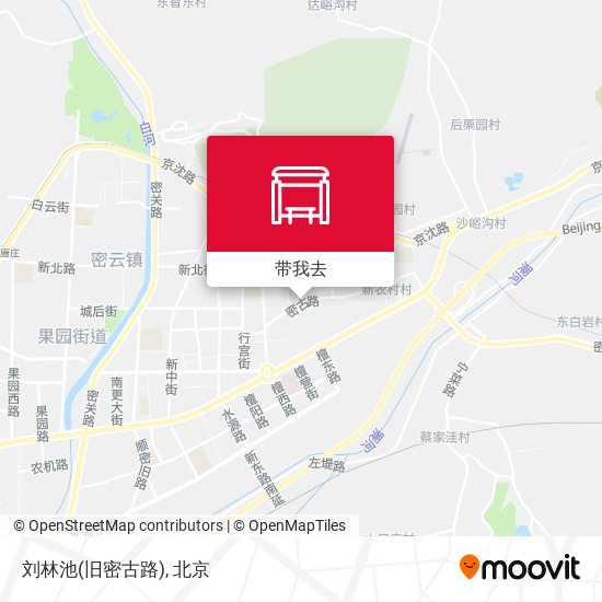 刘林池(旧密古路)地图
