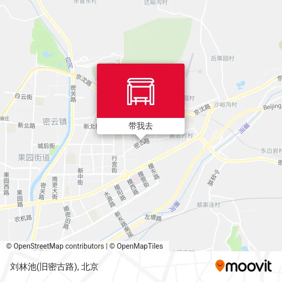刘林池(旧密古路)地图