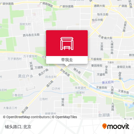 铺头路口地图