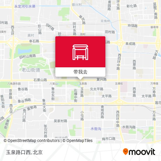 玉泉路口西地图