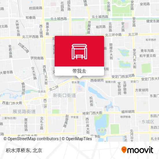 积水潭桥东地图