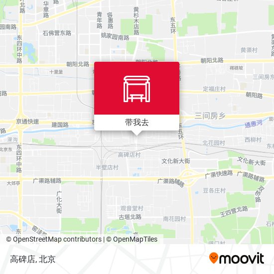 高碑店地图