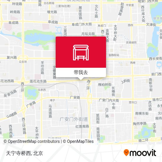 天宁寺桥西地图