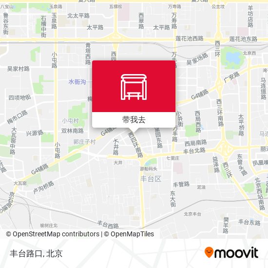 丰台路口地图