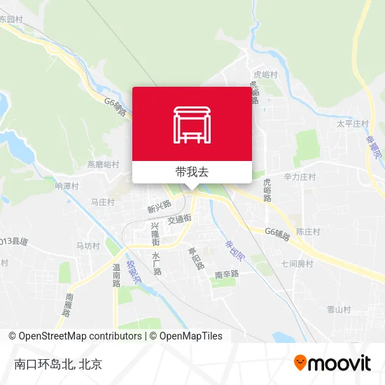南口环岛北地图