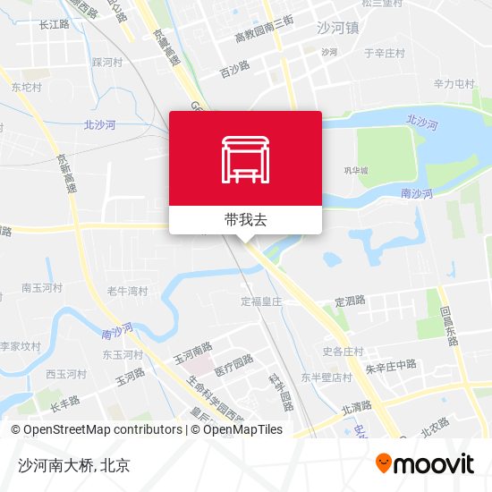 沙河南大桥地图