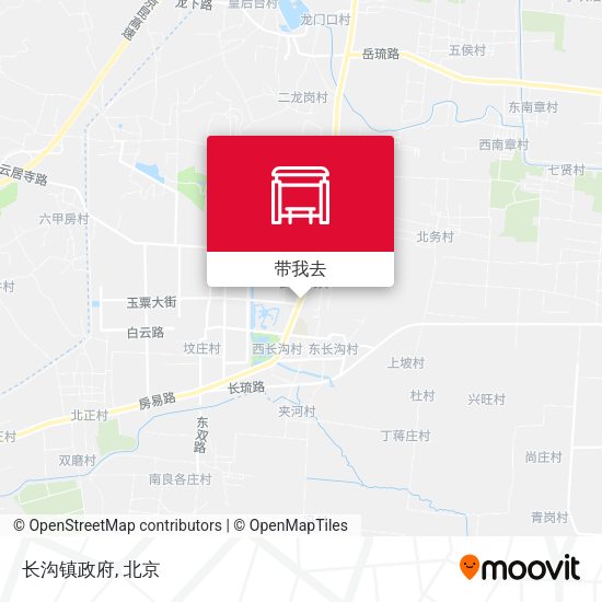 长沟镇政府地图