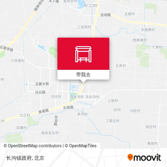 长沟镇政府地图