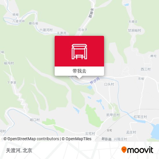关渡河地图