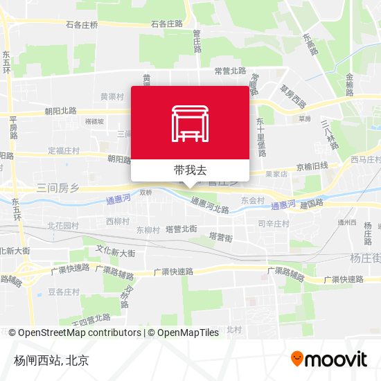 杨闸西站地图