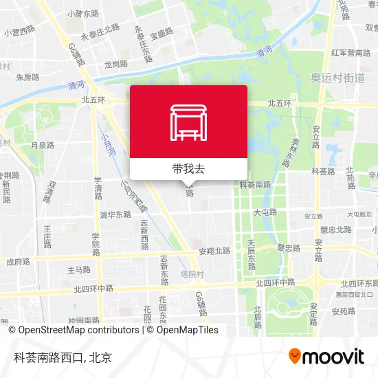 科荟南路西口地图