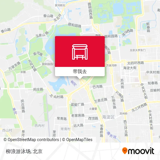 柳浪游泳场地图