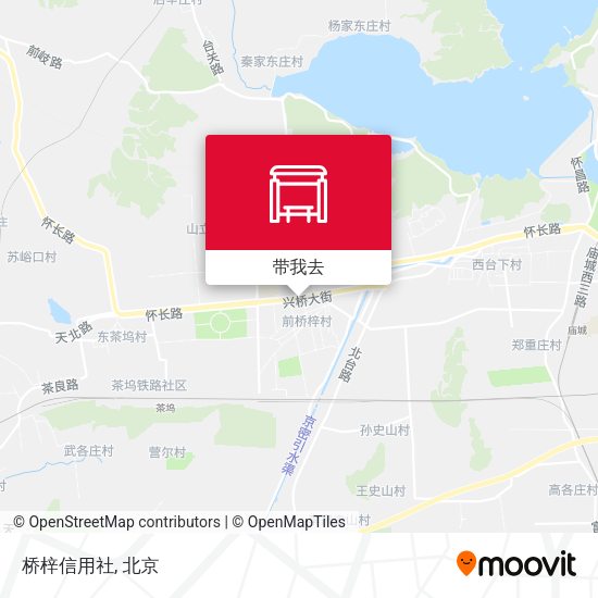 桥梓信用社地图