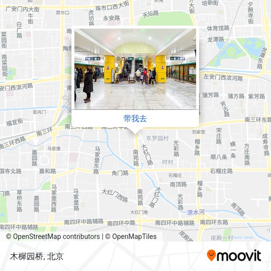 木樨园桥地图