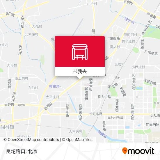 良坨路口地图