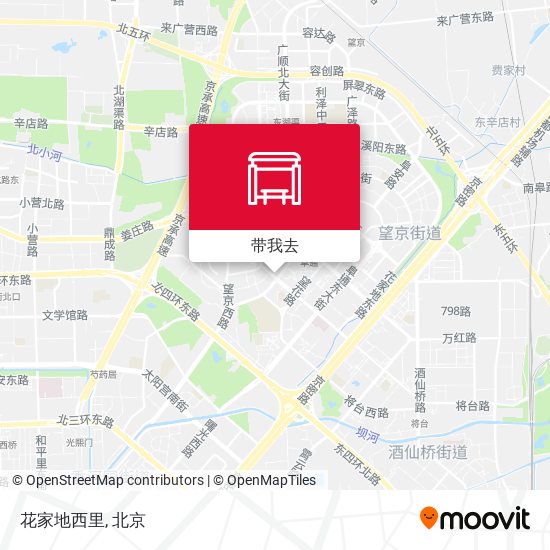 花家地西里地图