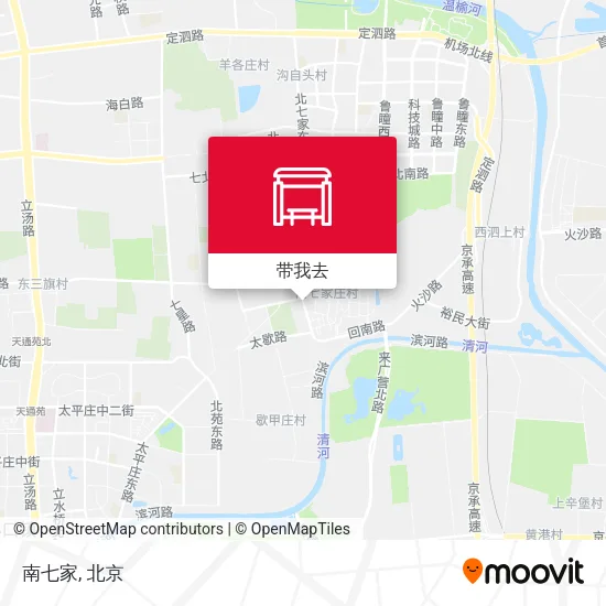 南七家地图