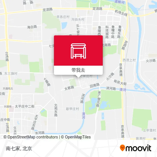 南七家地图