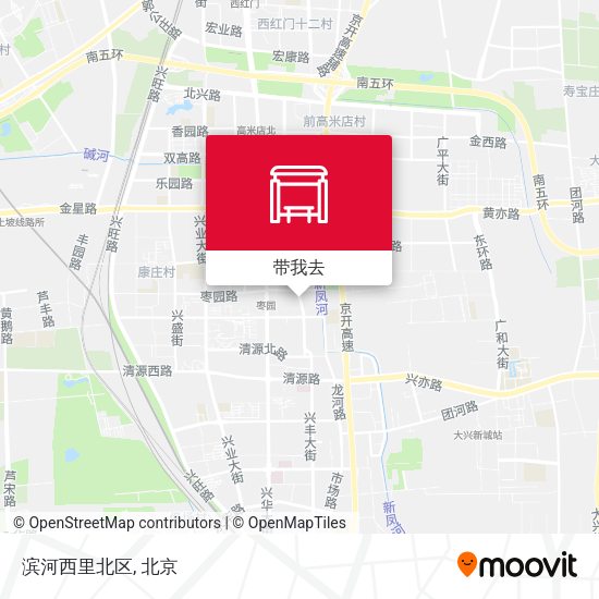 滨河西里北区地图