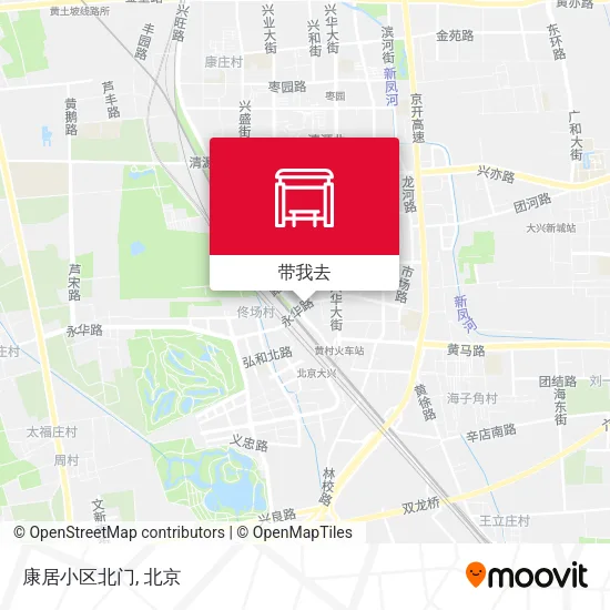 康居小区北门地图