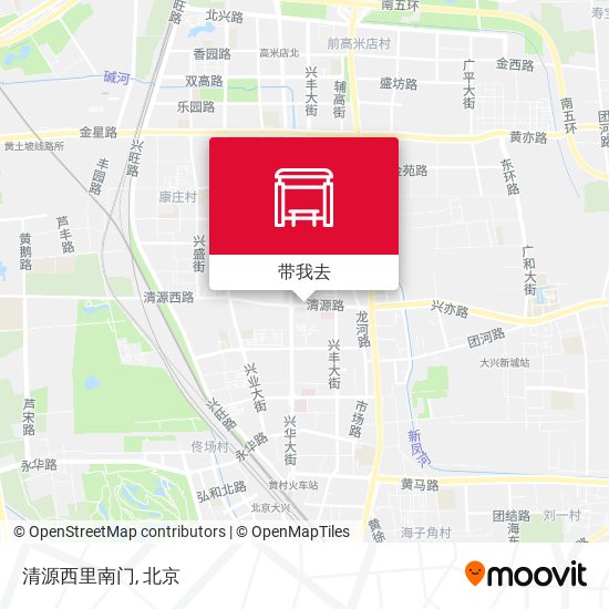 清源西里南门地图