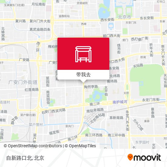 自新路口北地图