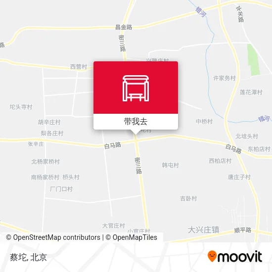 蔡坨地图