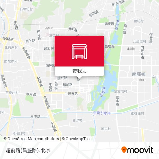 超前路(昌盛路)地图