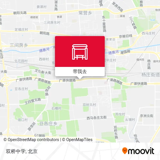 双桥中学地图