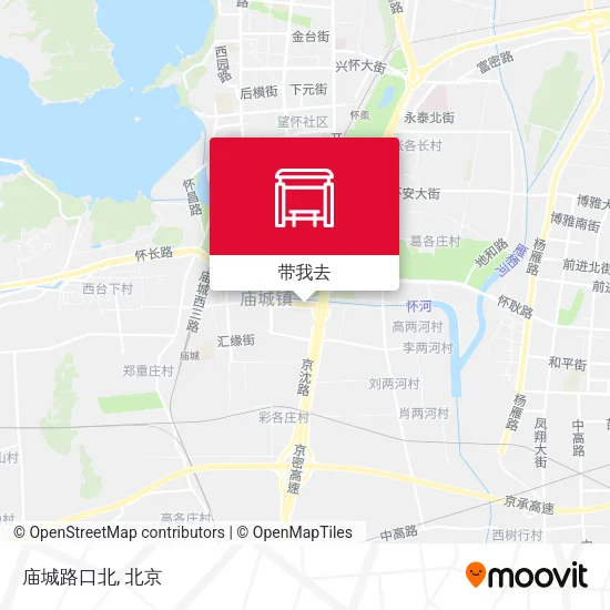 庙城路口北地图