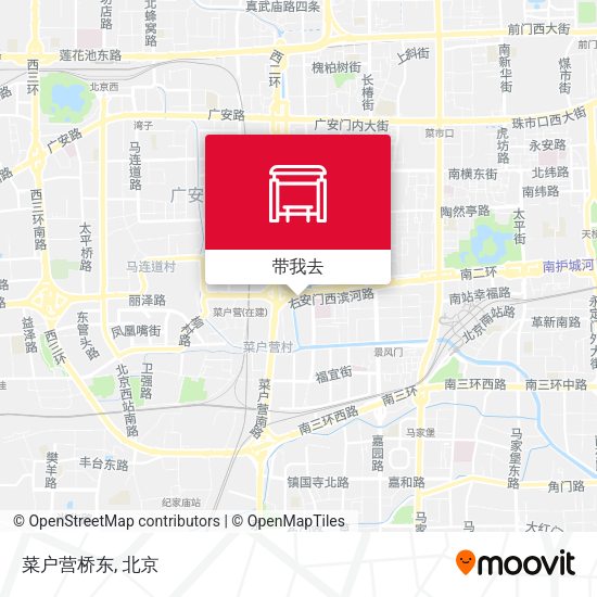 菜户营桥东地图