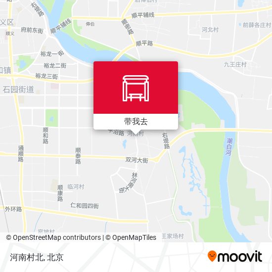 河南村北地图