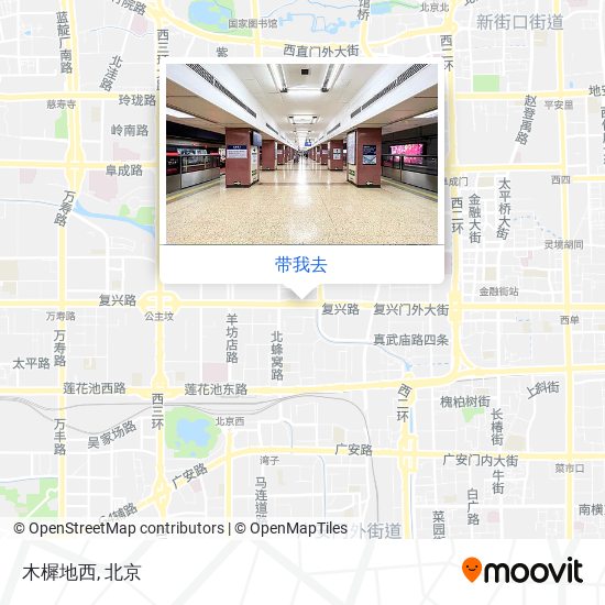 木樨地西地图