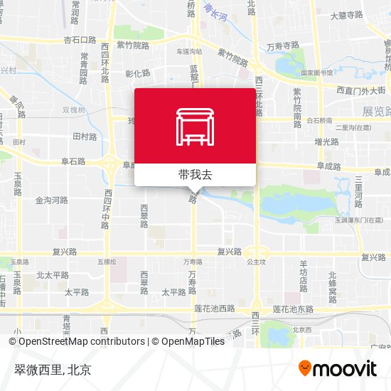 翠微西里地图