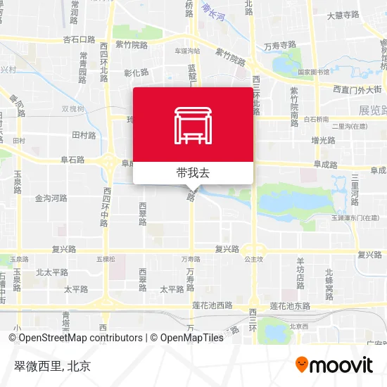 翠微西里地图