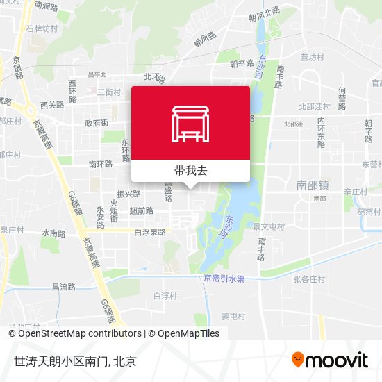 世涛天朗小区南门地图