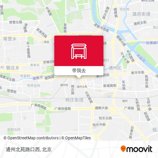 通州北苑路口西地图