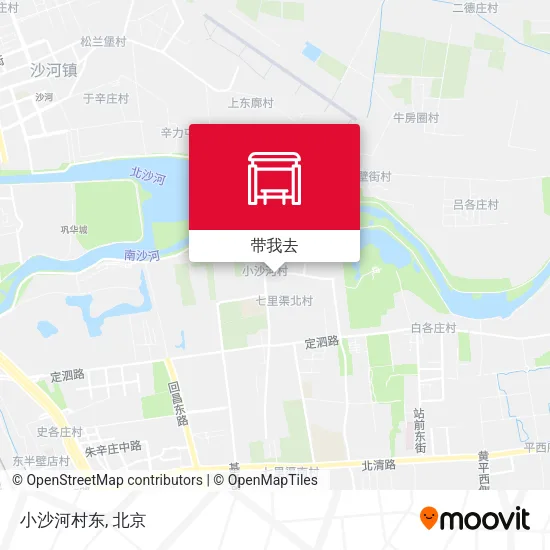 小沙河村东地图