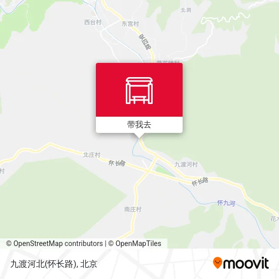 九渡河北(怀长路)地图
