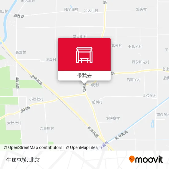 牛堡屯镇地图