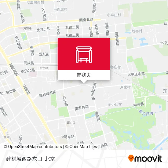 建材城西路东口地图