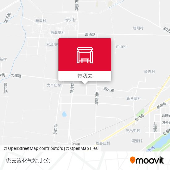 密云液化气站地图
