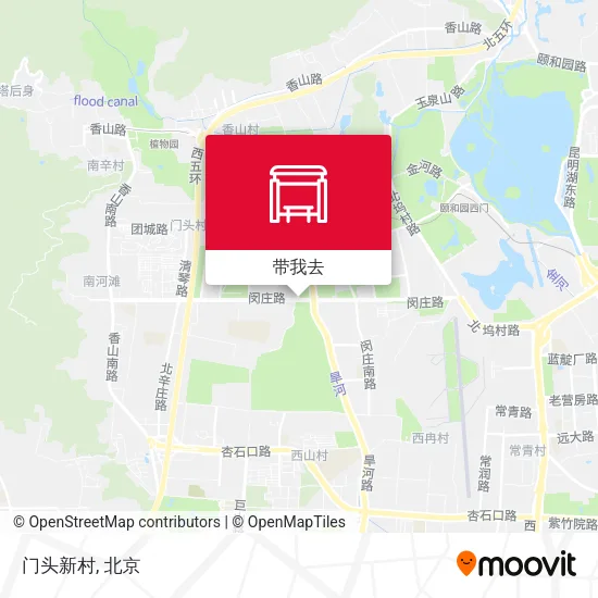 门头新村地图
