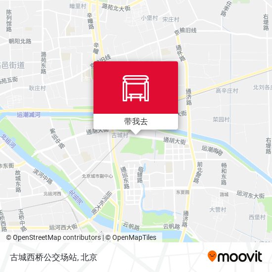 古城西桥公交场站地图