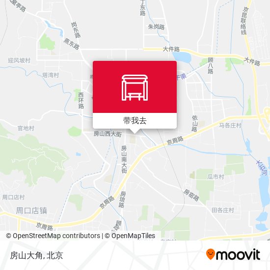 房山大角地图