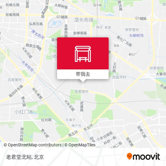 老君堂北站地图
