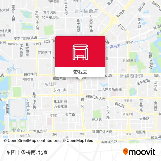 东四十条桥南地图